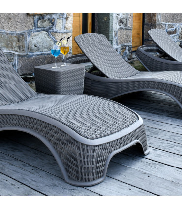 Ящик для хранения BOCAS 43L, серый