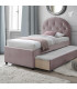 Кровать ЛАРА 90x200см, с дополнительной спальной зоной, розово-лиловый
