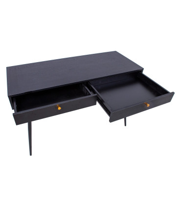 Kirjutuslaud LUXEMBOURG 120x48xH75cm, must melamiin