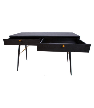 Kirjutuslaud LUXEMBOURG 120x48xH75cm, must melamiin