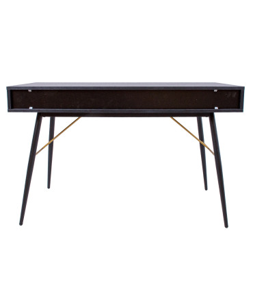 Kirjutuslaud LUXEMBOURG 120x48xH75cm, must melamiin