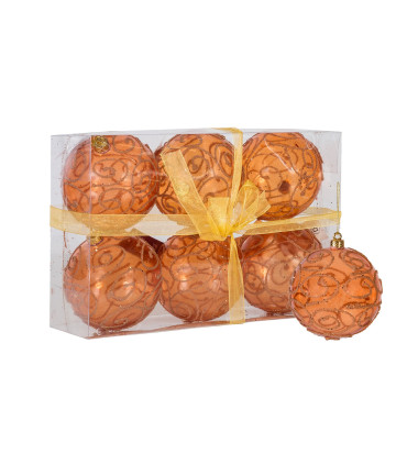 Jõuluehe GLITTER ROSE GOLD, D10cm