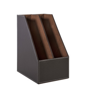 Держатель для папок WALTER 18x27xH34см, тёмно-коричневый