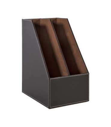 Держатель для папок WALTER 18x27xH34см, тёмно-коричневый