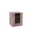 Свеча FRESH CRANBERRY, 7,5x7,5хH10cм, розовая ( аромат - клюква )