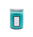 Свеча в стеклянном стакане ROMANTIC TIMES, D8xH11см, с крышкой, синий (аромат - AIR DE PROVENCE)
