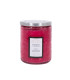 Свеча в стеклянной банке ROMANTIC TIMES, D7xH9см, с крышкой, розовая, (аромат - аромат - малина)