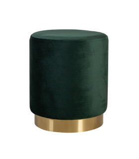Tumba LA PERLA D35xH42cm, kattematerjal: samet kangas, värv: roheline