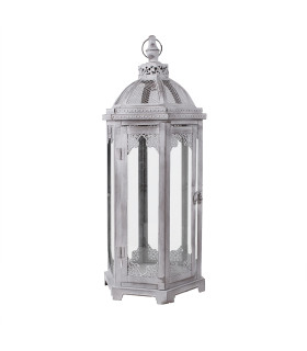 Latern VENEZIA-1, D25xH63cm, antiikhall, 6-nurkne