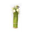 Rohukõrred lilledega IN GARDEN, H32.5cm, valge