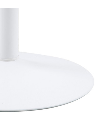 Söögilaud IBIZA D110x74cm, lauaplaat: MDF, värvus: valge, jalg: metall, värvus: valge