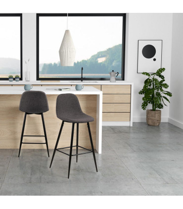 Барный стул WILMA, серый