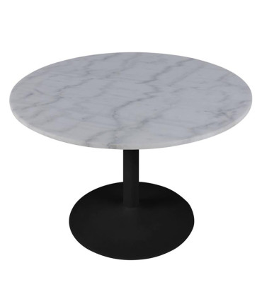 Söögilaud TARIFA D110xH75cm, valge marmor