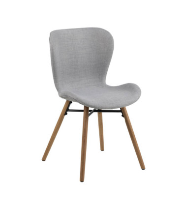 Tool BATILDA 47x56xH82,5cm, helehall, jalad: tamm