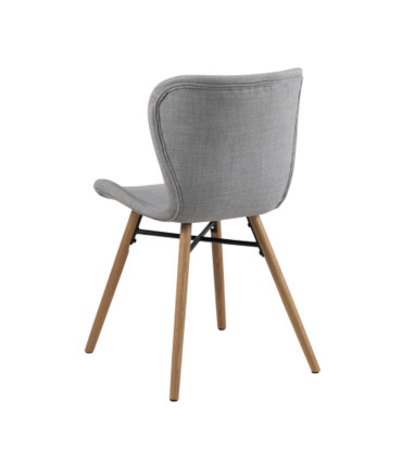 Tool BATILDA 47x56xH82,5cm, helehall, jalad: tamm