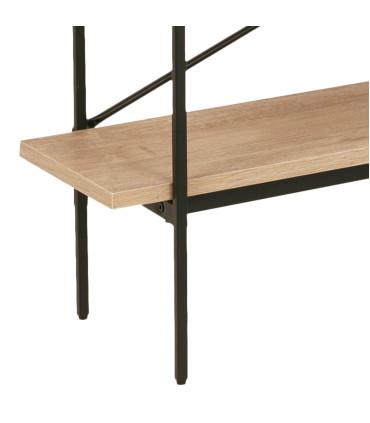 Книжный шкаф ANGUS 3/5-ne, 172x27xH188см, дуб дикий