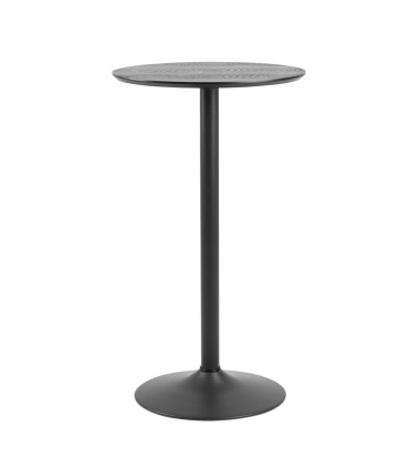 Барный стол IBIZA D60xH105см, черный ясень