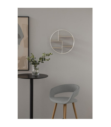 Baarilaud IBIZA D60xH105cm, lauaplaat: spoonitud MDF, värv: must saar, jalg: must matt metall