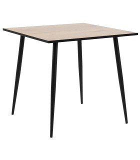 Söögilaud WILMA 80x80xH75cm, naturaalne