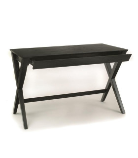 Kirjutuslaud WRITEX 120x60xH75cm, must, MDF