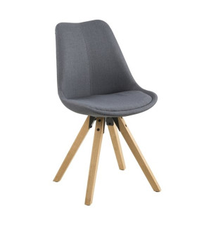 Tool DIMA 44x42xH85cm, tumehall, jalad: tamm