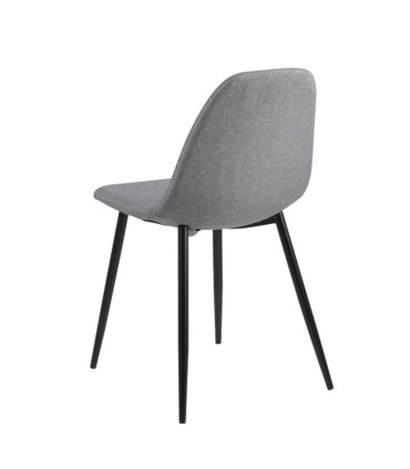 Tool WILMA 44,5x56xH84cm, iste/seljatugi: kangas, värvus: helehall, jalad: metall