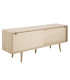 Kummut CENTURY 180x45xH71cm, 2-uksega, materjal: tammespoon/mööbliplaat, viimistlus: õlitatud valge pigmendiga