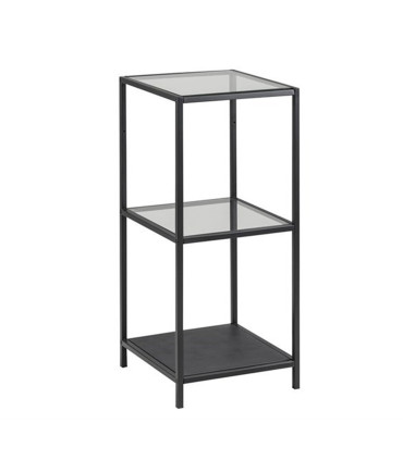 Riiul SEAFORD 35x37xH82,5cm, klaas, metall