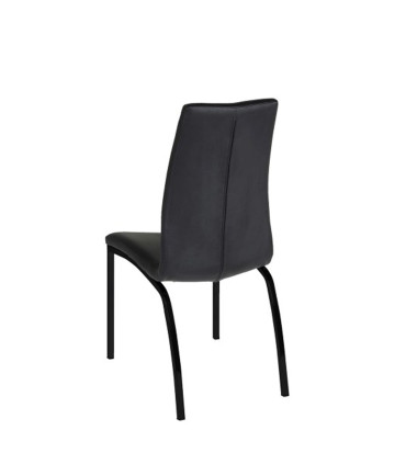 Tool ASAMA 43,5x57xH95cm, iste/seljatugi: kunstnahk, värvus: must, jalad: metall, värvus: must