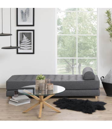 Придиванный столик HEAVEN D82xH40см, сстекло