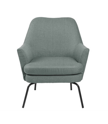 Кресло CHISA 74x73xH83см, материал: ткань, цвет: оливковый, ножки: металл, цвет: чёрный