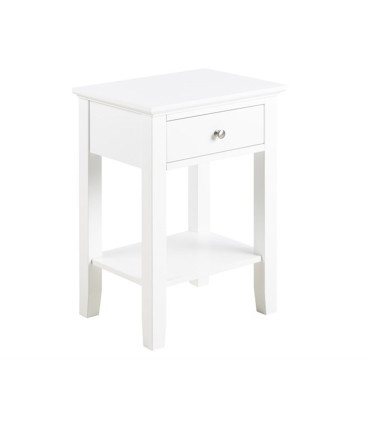 Öökapp LINNEA 45x34xH62,8cm, valge, materjal: MDF