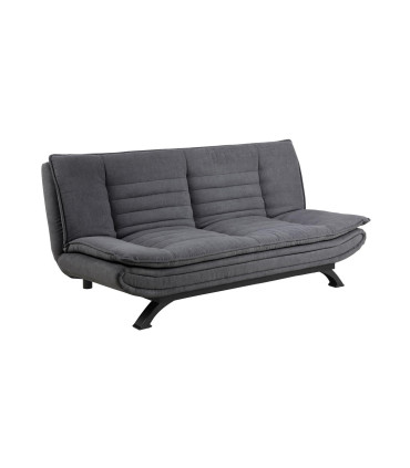 Диван-кровать FAITH темно-серый/черный