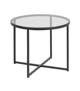 Abilaud CROSS D55xH45cm, suitsuklaas, teras