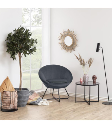 Abilaud CROSS D55xH45cm, suitsuklaas, teras