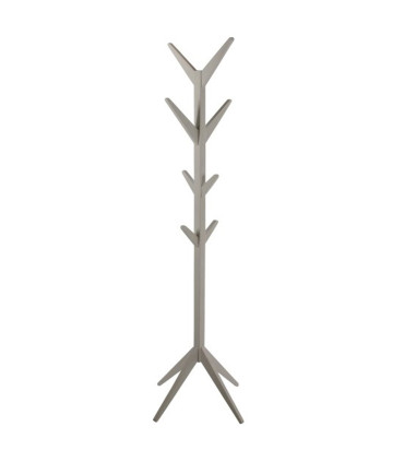 Напольная вешалка ASCOT 42x42xH178см, 8-крючки, материал: дерево, цвет: серый, обработка: лакированный