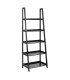 Riiul WALLY 63x40xH180cm, 5-riiuliga, riiuliplaat ja raam: MDF, värvus: must, viimistlus: värvitud