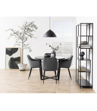 Стул BROOKE 55x58xH83см, темно-серый