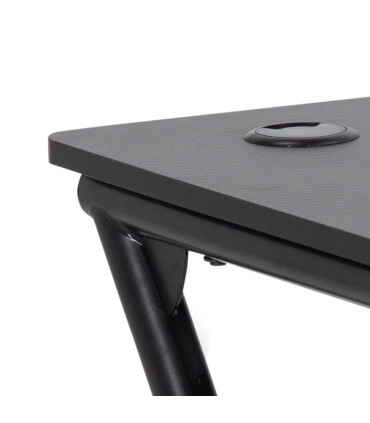 Kirjutuslaud TROOPER 100x60xH75cm, must, MDF, metall