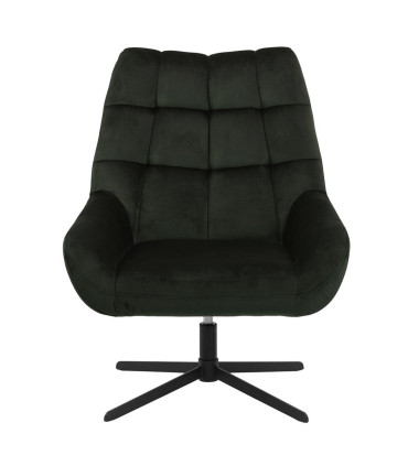 Стул вращающийся PARIS, тёмно-зелёный, основание вращающегося стула: чёрное