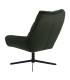 Стул вращающийся PARIS, тёмно-зелёный, основание вращающегося стула: чёрное