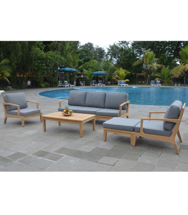 Комплект садовой мебели MALDIVE стол, диван, 2 стула, тахта