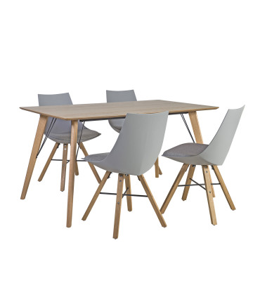 Söögilauakomplekt HELENA laud, 4 tooli (37022)