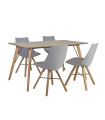 Söögilauakomplekt HELENA laud, 4 tooli (37022)