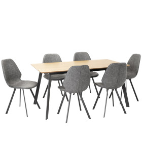 Söögilauakomplekt HELENA 6-tooliga