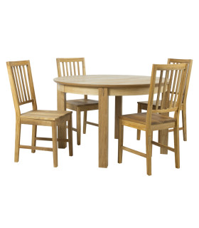 Söögilauakomplekt CHICAGO NEW ümmargune laud ja 4 tooli 19954