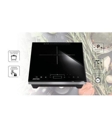 Induktsioon-lauapliit ühe plaadiga MPM MKE-14