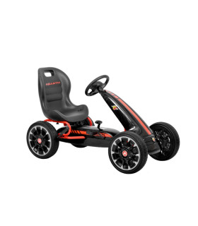 Pedaalidega kartauto ABARTH-BLACK