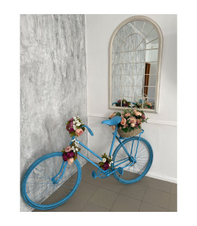 Peegel SECRET GARDEN 75x4xH131cm, antiikvalge metallraam