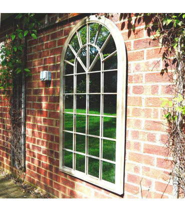 Peegel SECRET GARDEN 75x4xH131cm, antiikvalge metallraam